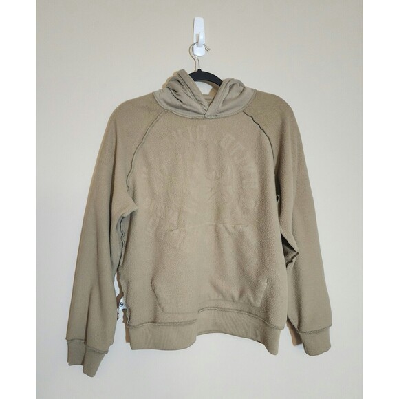 Ecko Unltd. Mens Graphic Hoodie Y2K Brown Tan World Famous Rhino Pullover Size S - Picture 12 of 15
